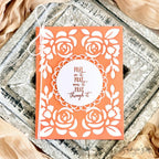 Papertrey Ink Cornered Nature's Blooms Die pti-0898 orange