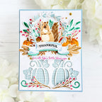 Papertrey Ink Cornered Pumpkin Dies pti-0997 thankful