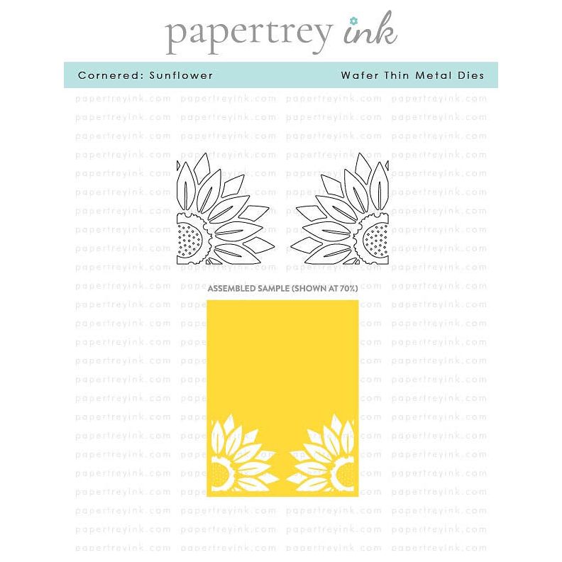 Papertrey Ink Cornered Sunflower Die pti-0844