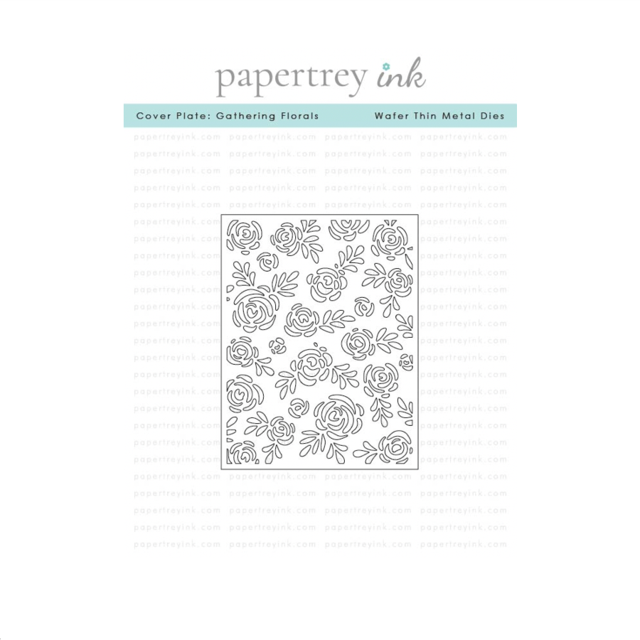 Papertrey Ink Cover Plate Gathering Florals Die pti-1103