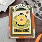 Papertrey Ink Cover Plate Handmade Quilt Die pti-0842 sunshine