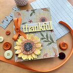 Papertrey Ink Cover Plate Handmade Quilt Die pti-0842 thankful
