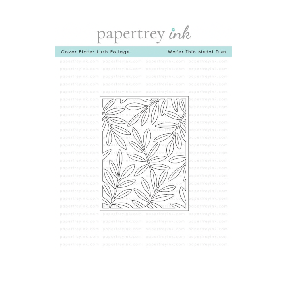 Papertrey Ink Cover Plate Lush Foliage Die pti-0994
