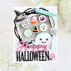 Papertrey Ink Cover Plate Lush Foliage Die pti-0994 halloween