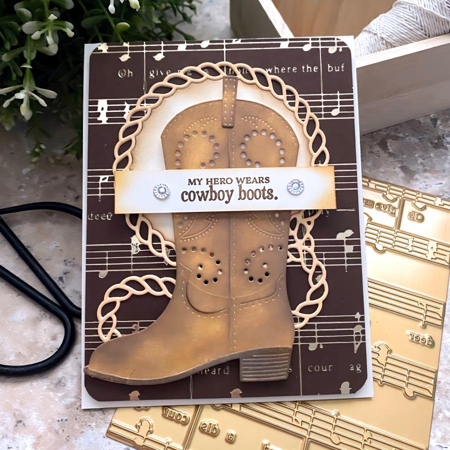 Papertrey Ink Cowboy Logic Clear Stamps 1640 hero