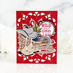 Papertrey Ink Cowboy Reverie Dies pti-0937 red