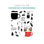 Papertrey Ink Cup of Christmas Clear Stamp and Die Set product image 1
