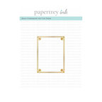 Papertrey Ink Deco Framework Hot Foil Plate ptif-0047