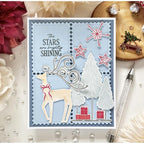 Papertrey Ink Deerest Blessings Clear Stamp and Die Set blue