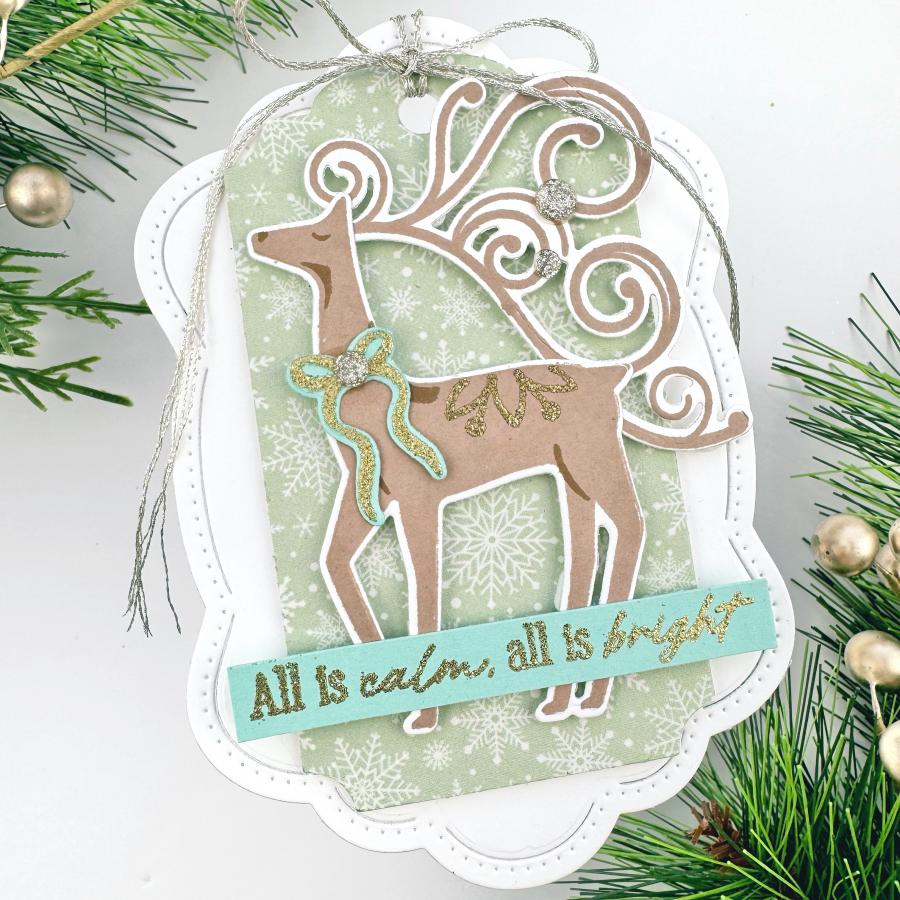 Papertrey Ink Deerest Blessings Clear Stamps 1607 antlers