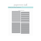 Papertrey Ink Dotted Lines Stencils - 0095