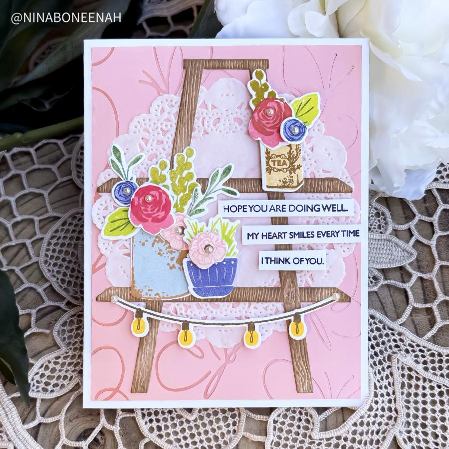 Papertrey Ink Eclectic Charm Clear Stamp and Die Set my heart