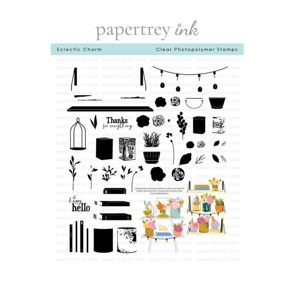Papertrey Ink Eclectic Charm Clear Stamps 1646