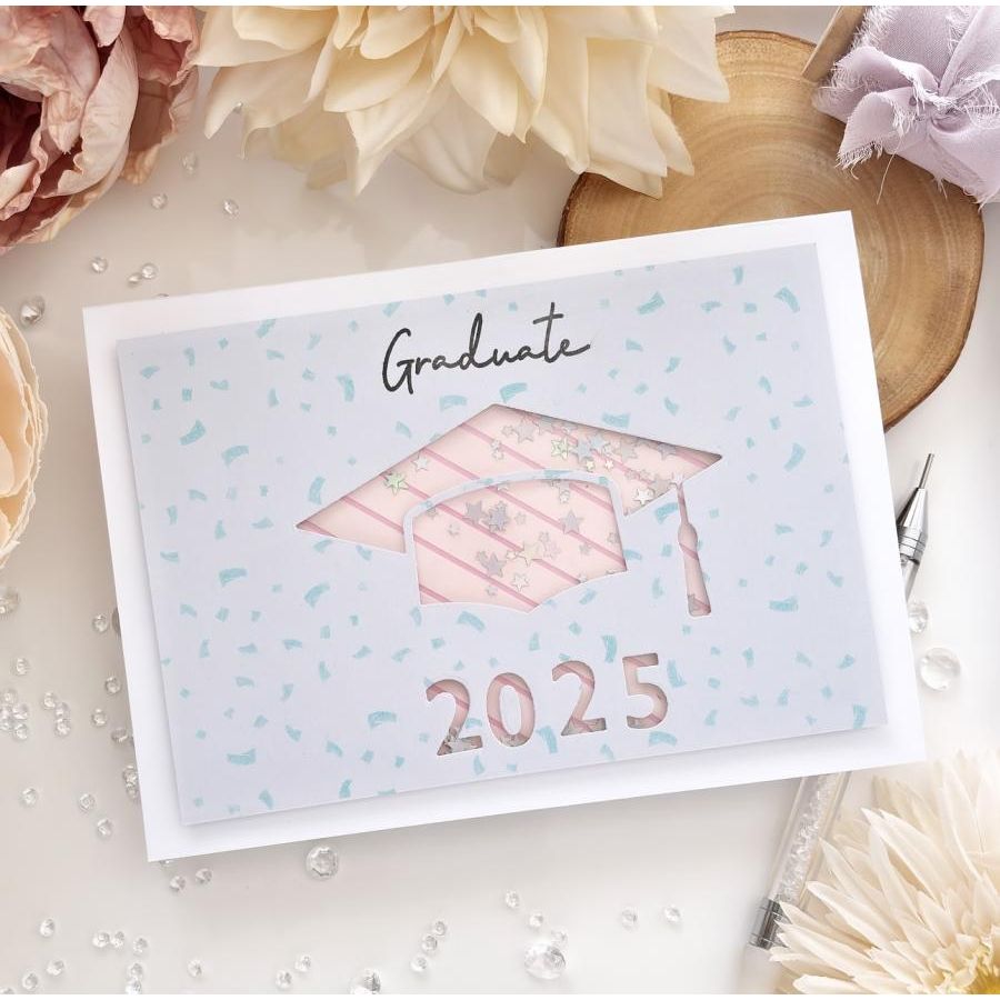 Papertrey Ink Elegant Edges Graduation Dies pti-0933 congrats