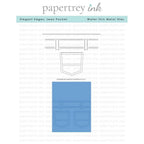 Papertrey Ink Elegant Edges Jean Pocket Dies pti-0949
