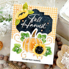 Papertrey Ink Elegant Edges Pumpkin Dies pti-0996 harvest
