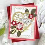 Papertrey Ink Elegant Heart Die pti-0894 love you