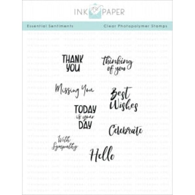 Papertrey Ink Essential Sentiments Clear Stamps 1068