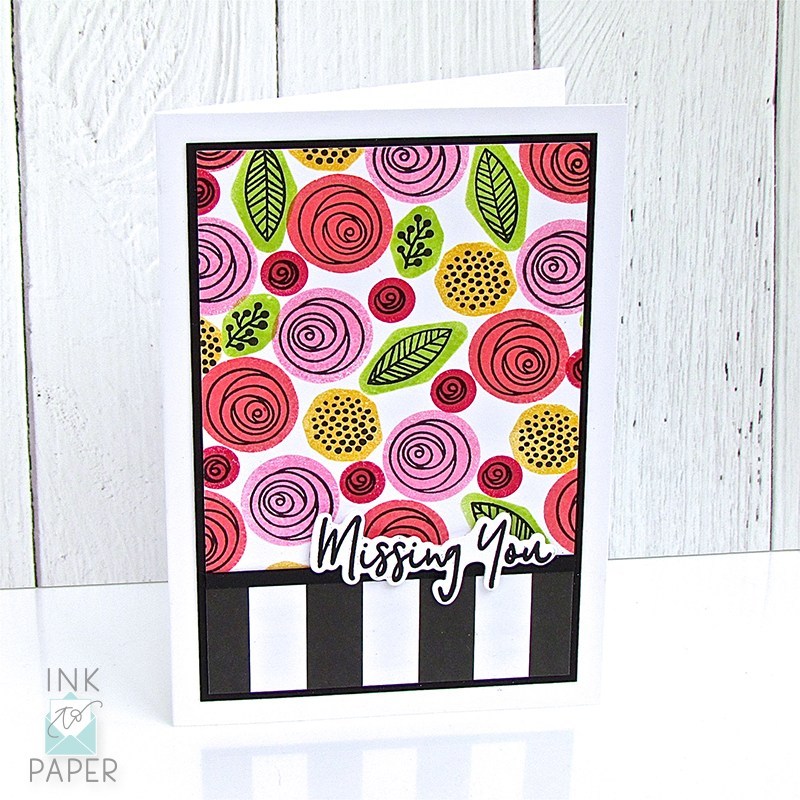 Papertrey Ink Essential Sentiments Clear Stamps 1068 miss you