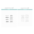 Papertrey Ink Fab-boo-lous Sentiments Clear Stamp and Die Set