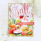 Papertrey Ink Fall Blessings Clear Stamp and Die Set boot
