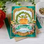 Papertrey Ink Fall Blessings Dies pti-0980 pumpkin