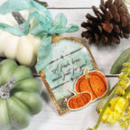 Papertrey Ink Fall Cloche Clear Stamps 1723 cute pumpkins mini tag