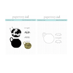 Papertrey Ink Farmhouse Vase Clear Stamp and Die Set