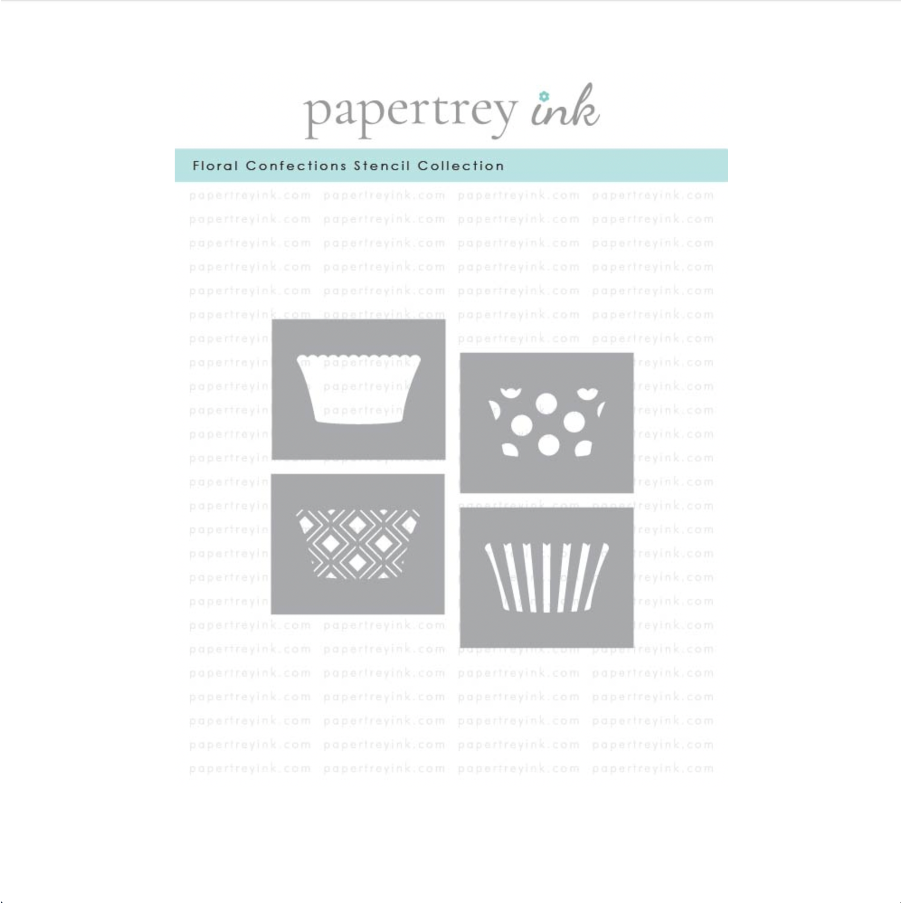 Papertrey Ink Floral Confections Stencils-0099