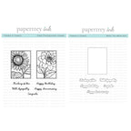 Papertrey Ink Framed In Flowers Clear Stamp and Die Set