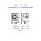 Papertrey Ink Framed In Flowers Clear Stamp and Die Set product image 1