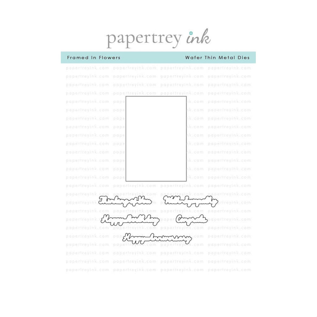 Papertrey Ink Framed In Flowers Dies pti-1119