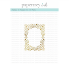 Papertrey Ink Framed in Flowers Hot Foil Plate ptif-0049