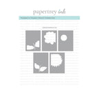 Papertrey Ink Framed in Flowers Stencils -0111