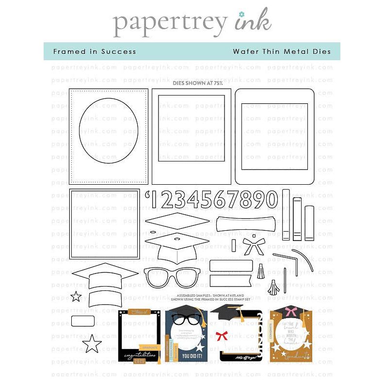 Papertrey Ink Framed in Success Dies pti-0927