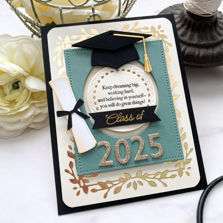 Papertrey Ink Framed in Success Sentiments Clear Stamps 1635 2025