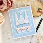 Papertrey Ink Fresh Greens Hot Foil Plate ptif-0044 blue