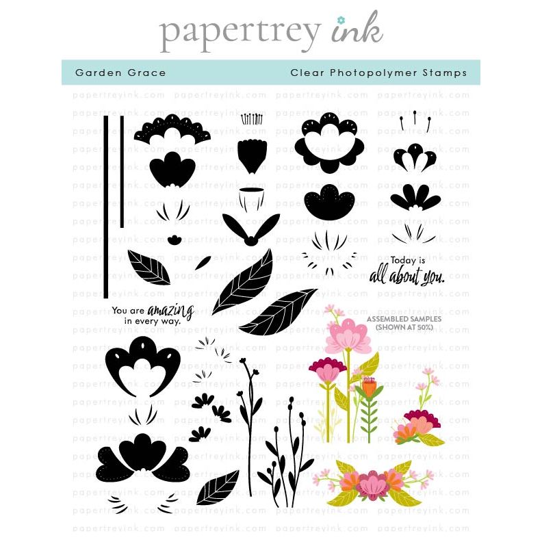 Papertrey Ink Garden Grace Clear Stamps 1617