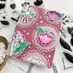 Papertrey Ink Garden Grace Clear Stamps 1617 flowers