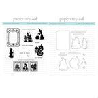 Papertrey Ink Halloween Silhouettes Clear Stamp and Die Set
