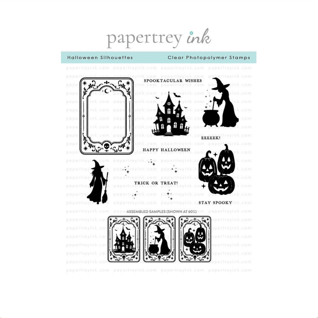Papertrey Ink Halloween Silhouettes Clear Stamp and Die Set product image 1