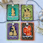 Papertrey Ink Halloween Silhouettes Dies pti-1132 cute halloween tags