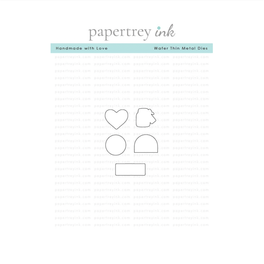 Papertrey Ink Handmade with Love Clear Stamp and Die Set product image 2