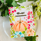 Papertrey Ink Harvest Medley Stencils- 0114 red berries card