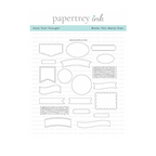 Papertrey Ink Hold That Thought Dies pti-1024