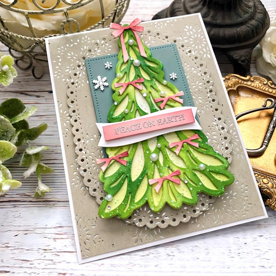 Papertrey Ink Hold That Thought Dies pti-1024 peace on earth