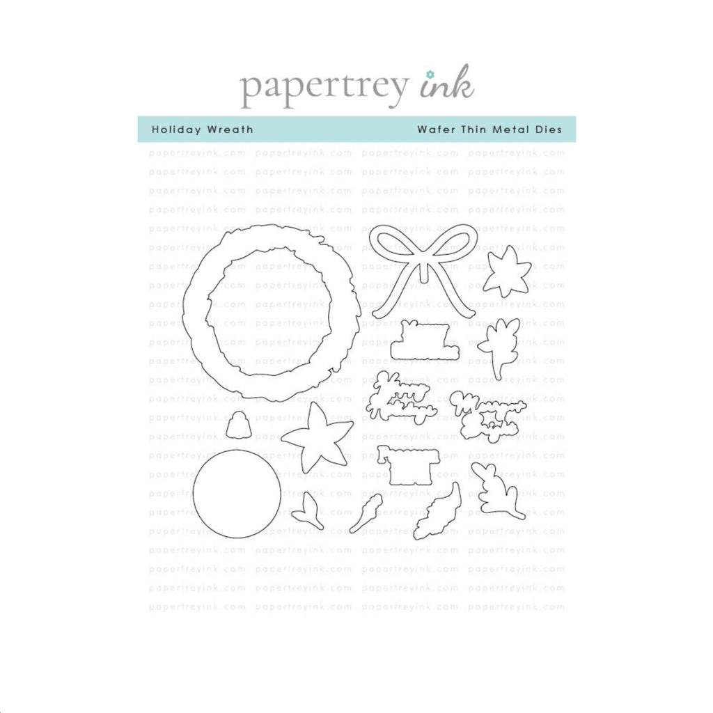Papertrey Ink Holiday Wreath Dies pti-1141