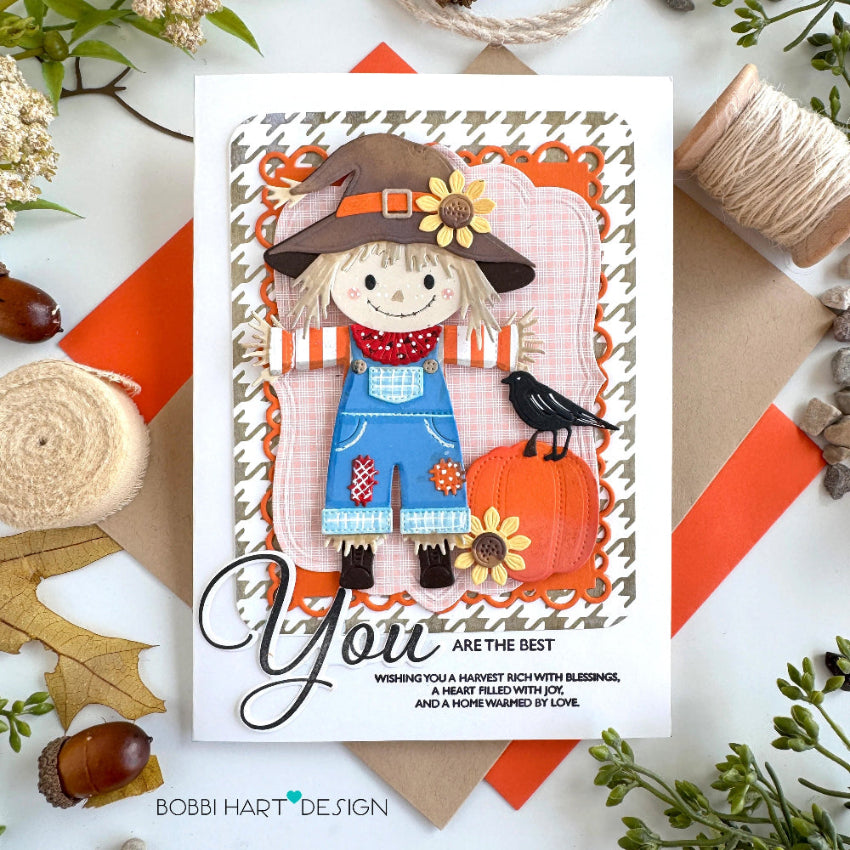 Papertrey Ink Houndstooth Press Plate ptif-0054 you are the best card