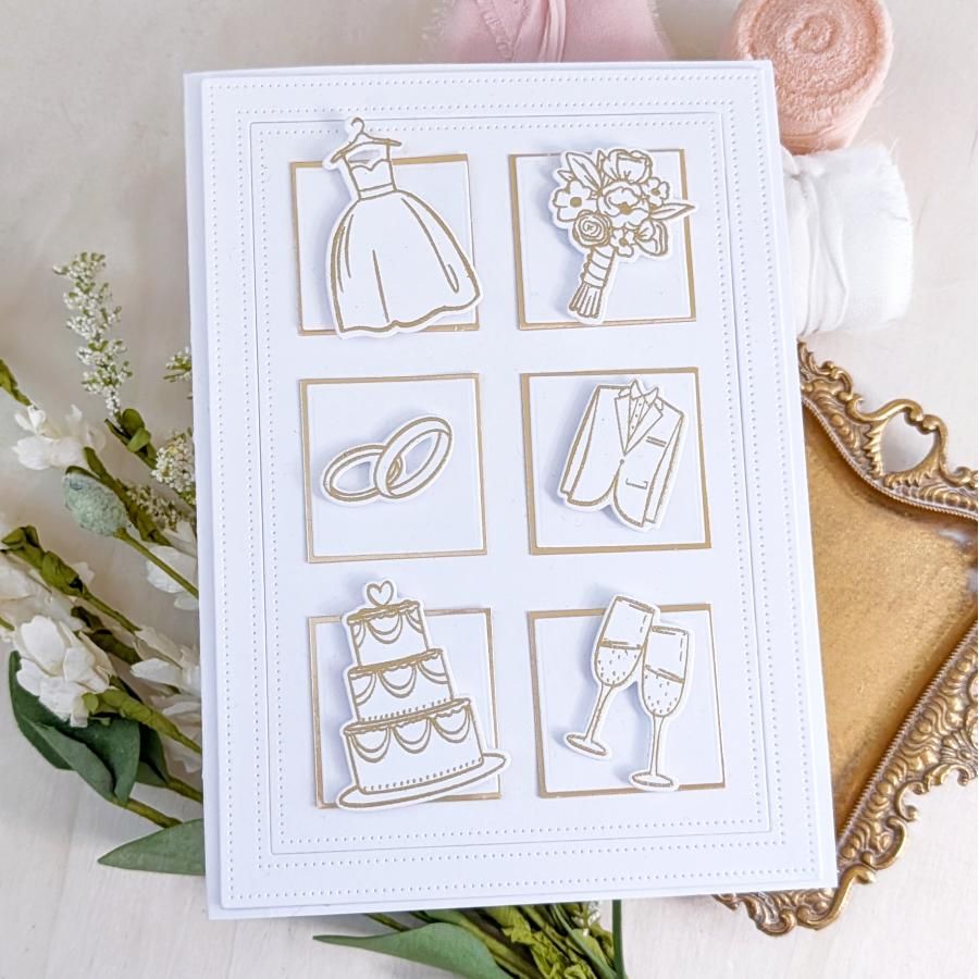 Papertrey Ink In Frames Big and Tall Rectangles Dies pti-1055 ckae