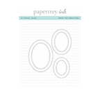 Papertrey Ink In Frames Ovals Dies pti-1016